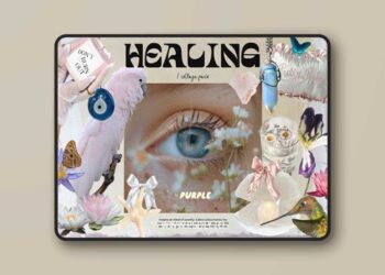 CreativeMarket - Healing. Collage Pack 94597021