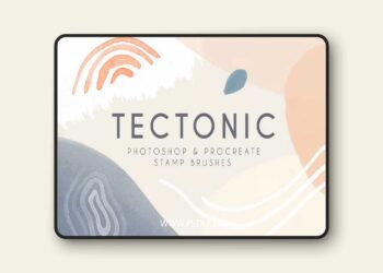 CreativeMarket - Tectonic Photoshop Procreate Brushes 3925496