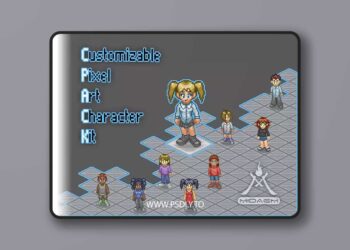 Customizable Pixel Art Character Kit v2