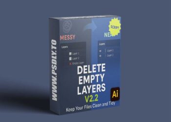 Delete Empty Layers Script v2.2 for Illustrator