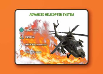 Helicopter Controller with Shooting for Both Mobile and PC v2.0