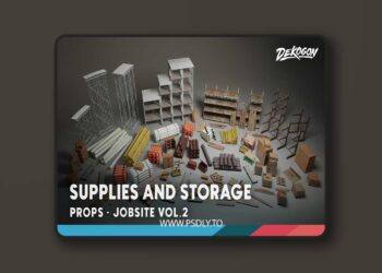 Jobsite VOL.2 - Modular Storage and Supplies (Nanite & Low Poly) [5.2 – 5.6]