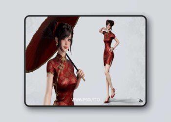 Jua Lee - Girl in Cheongsam Qipao Dress (4.27 and 5.0 – 5.6)