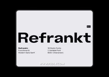 MyFonts - Refrankt Sans Font Family 19xOTF