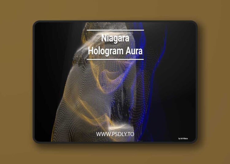 Niagara Hologram Aura (5.2 – 5.5) for Unreal Engine 1 Niagara Hologram Aura (5.2 – 5.5)