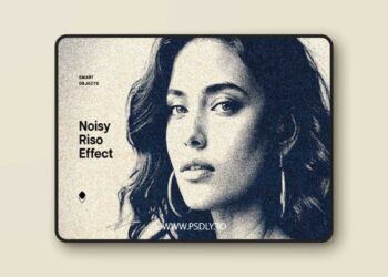 Noisy Risograph Photo Effect for Photoshop