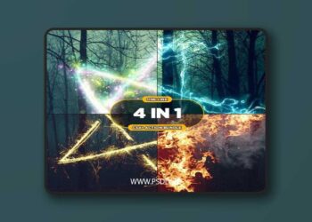 One Line 4 in 1 CS4+ Action Bundle