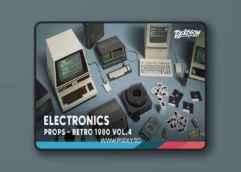 Retro 80's VOL.4 - Electronics (Nanite and Low Poly) (5.4)