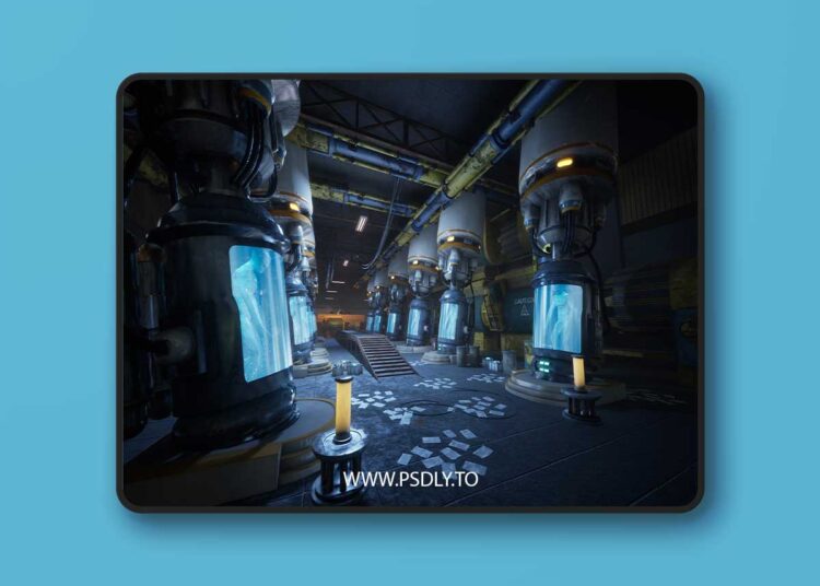 Sci-fi Underground facility (4.26 – 4.27 and 5.0 – 5.6) for Unreal Engine 1 Sci-fi Underground facility (4.26 – 4.27 and 5.0 – 5.6)