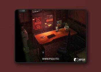 SciFi Engineer's Room Environment (5.3 – 5.6)