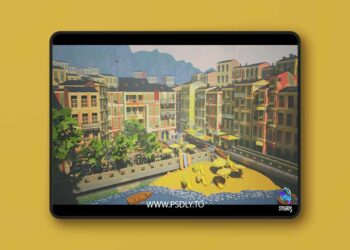 Stylized Tuscany Seaside City ( Stylized Tuscany City City Town Town Tuscany )