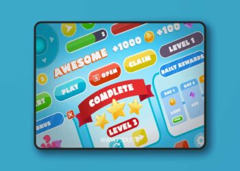 Universal Hyper-casual UI for Mobile Games v1.0