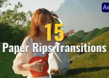 Videohive - 15 Paper Rips & Folds Transitions - 59155562