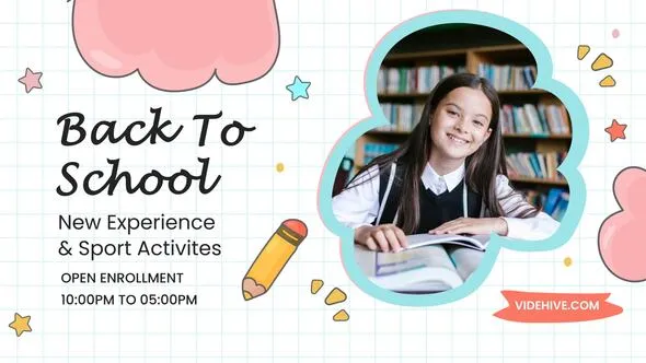 Videohive - Back To School Slideshow - 59229419 1 Videohive - Back To School Slideshow - 59229419