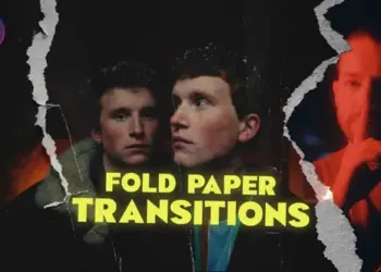Videohive - Fold Paper Transitions - 58944302