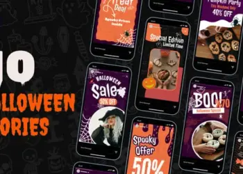 Halloween Sale Social Media Stories For AE
