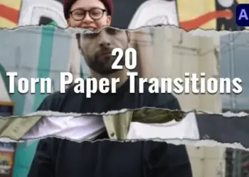 Videohive - Torn Paper Transitions - 59174333