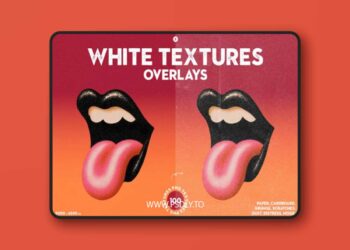 White Textures Overlays for Photoshop