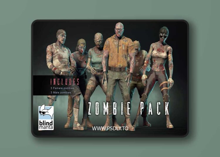 Zombie Pack 01 v1.0 for Unreal Engine 1 Zombie Pack 01 v1.0