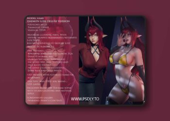 Daemon Girl Deluxe Version - Game Ready (4.26 - 5.6)