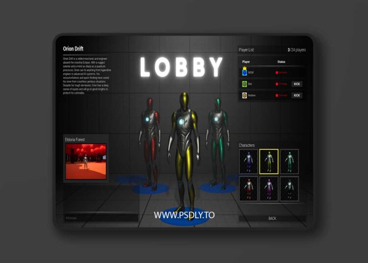 Lobby System X (5.0 – 5.6) for Unreal Engine 1 Lobby System X (5.0 – 5.6)