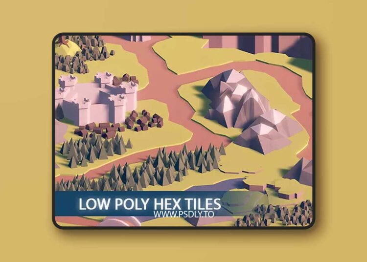 Low Poly Hex Tiles Vol.1 v1.0 for Unreal Engine 1 Low Poly Hex Tiles Vol.1 v1.0