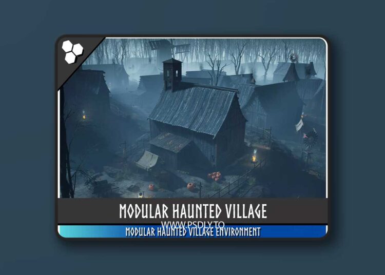 Modular Haunted Village (Village, Modular Village, Fantasy Village) v1.0 1 Modular Haunted Village (Village, Modular Village, Fantasy Village) v1.0