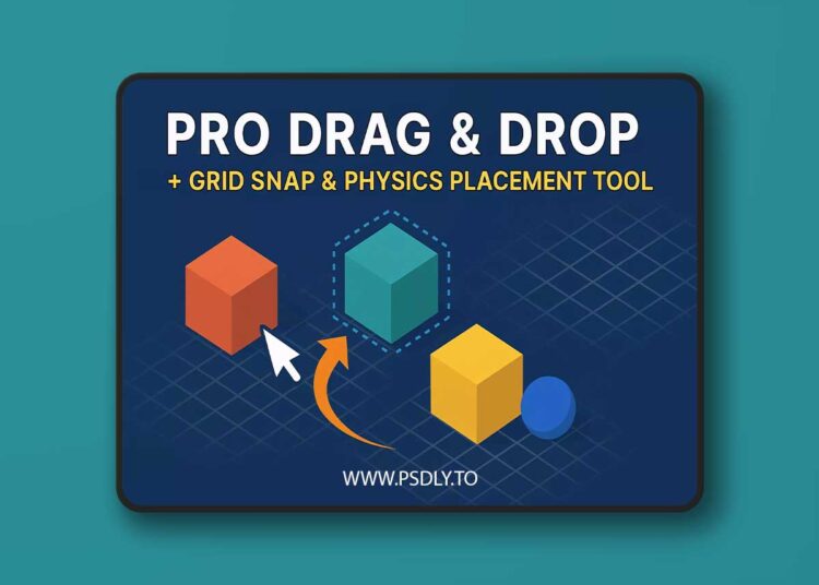 Pro Drag & Drop + Grid Snap & Physics Placement Tool v1.0 1 Pro Drag & Drop + Grid Snap & Physics Placement Tool v1.0