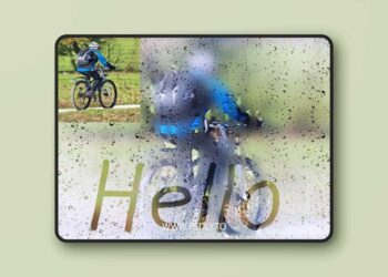 Rainy Window Action & Pattern for Photoshop