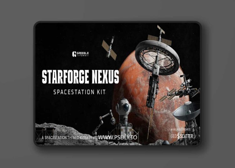 Starforge Nexus - Spacestation Kitbash Greeble Assets 1 Starforge Nexus - Spacestation Kitbash Greeble Assets
