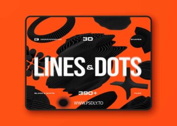 Studio2am - 390+ Lines & Dots 3D Shapes