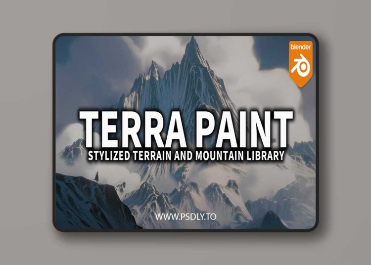 Stylized Terrain And Mountain Library Terra Paint 1 Stylized Terrain And Mountain Library Terra Paint