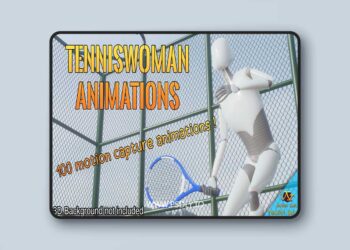 Tenniswoman animations (Motion Cast#01 Vol.1) [4.27 and 5.0 – 5.6]