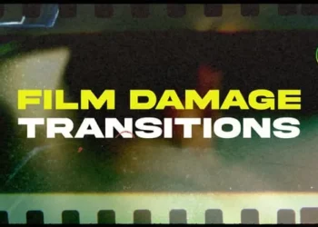 Videohive - Film Damage Transitions - 59979117
