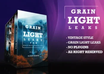 Videohive - Grain Film & Light Leaks Transition And Video Effect For DaVinci Resolve - 59930985