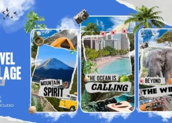 Videohive - Travel Collage Stories - 59843848