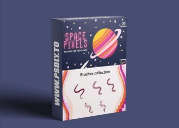 Brushgalaxy - Space Pixels Brush Pack