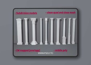 Columns Collection -3 - 10 pieces