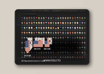 Country Flag (with Physics animation) [5.0 - 5.6]