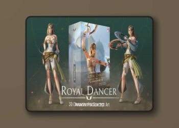 Royal Dancer - 3D Character for Concept Art