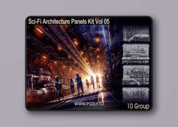Sci-Fi Architecture Panels Kit Vol 05