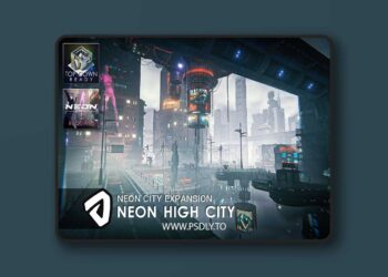 SciFi Neon High City v1.0