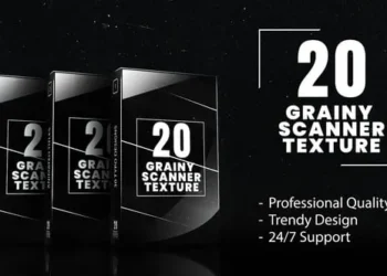 Videohive - 20-Grainy Scanner Backgrounds Dirty Textures & Scratched Pack - 60009986