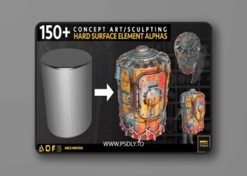 150+ Hard Surface / Prop Alphas