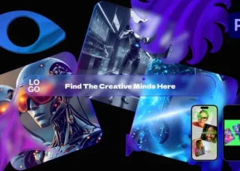 Gradient Glass Search Identity Reveal