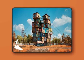 Stacked Slum House – Colorful Urban Survival Environment (5.2+)