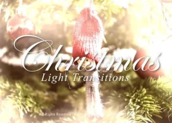 Videohive Christmas Light Transitions Pack for After Effects 60719182