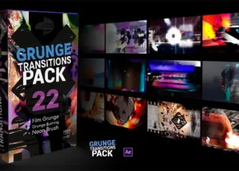 Videohive Grunge Transitions Pack 60767511