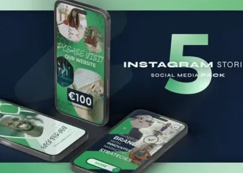 Videohive Vertical Promo Emerald Green 60691213