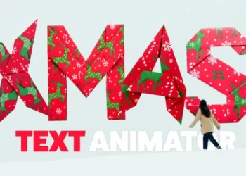 Videohive Xmas Paper Text Animator 60484573